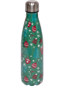 Χριστουγεννιάτικo Μπουκάλι Θερμός 500ml A-S Green 208516
