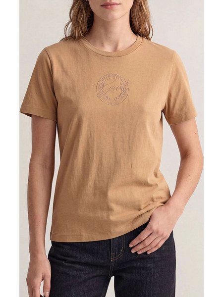 GANT ΜΠΛΟΥΖΑ ΚΜ REG GRAPHIC SS TSHIRT 3GW4201620-213 Biege