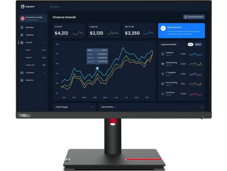 Lenovo ThinkVision T22i-30 IPS Monitor 21.5" 1920x1080 FHD 60Hz 4ms
