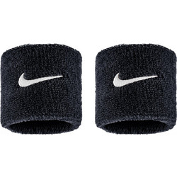 NIKE SWOOSH CLASSIC WRISTBANDS 2PK BLACK WHITE UNISEX