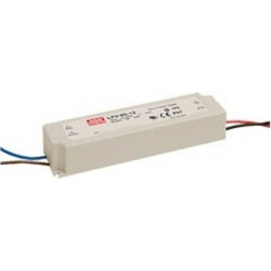 MEANWELL LPV-60-12 ΤΡΟΦΟΔΟΤΙΚΟ LED 60W/12V/5.0A IP67