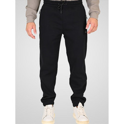Rebase Ανδρικό Παντελόνι Φόρμας Fleece Μαύρο RPAN-6046