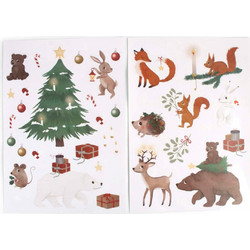 Filibabba Window Stickers - Wonderful Winter - Forest Friends