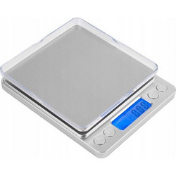 Ψηφιακή Ζυγαριά Ακριβείας Χρυσοχοΐας έως 2kg με Ακρίβεια 0.1g και LCD Οθόνη - Aria Trade