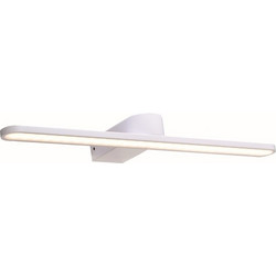 Aca PHOEBE-Φωτιστικό Επίτοιχο Λευκό ΜΑΤ Μεταλλικό Led 16W 4000K 1040lm IP44 50Χ12Χ4cm (PN11LEDW504WH)