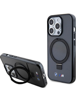 BMW Ring Stand M Collection MagSafe Θήκη Black (iPhone 15 Pro)