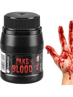 Αποκριάτικο Yγρό Ψεύτικο Αίμα για Μακιγιάζ Halloween 100ml - Aria Trade