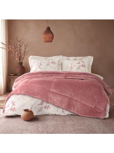 Κουβερτοπάπλωμα Μονό Cira Apple Pink Nima Home Σάπιο Μήλο 160X220