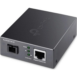 TP-Link TL-FC311A-2 μετατροπέας δικτυακών μέσων 1000 Mbit/s Απλού τύπου Μαύρος