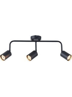 ΣΠΟΤ ΜΕΤΑΛΛΙΚΟ 3ΦΩΤΟ 3XGU10 Max 7W 500X90X230mm ΜΑΥΡΟ ARTE ILLUMINA OLYMP