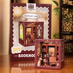 Cartartem Gentlemans Lounge 3D Book Nook DIY 7cm CT104