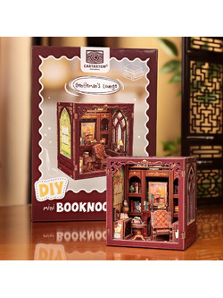 Cartartem Gentlemans Lounge 3D Book Nook DIY 7cm CT104