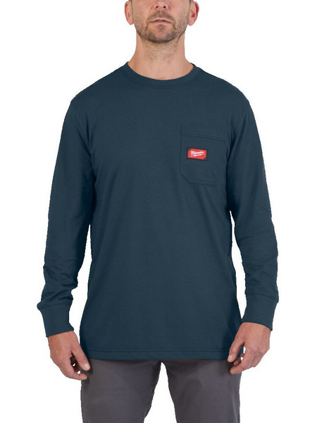 ΜΠΛΟΥΖΑ ΕΡΓΑΣΙΑΣ ΜΑΚ/ΚΗ WT LS BLU S MW