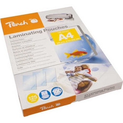 Peach Laminierfolien A4 125mic glanzend PP525-02 100PK