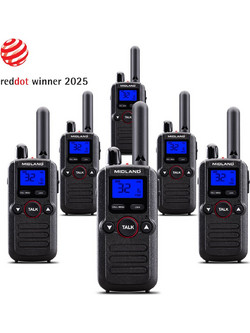 Midland BR180 6τμχ Black