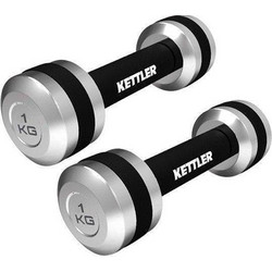 Kettler 7371-050 Σετ Βαράκια Στρογγυλά Χρωμίου 2x1kg