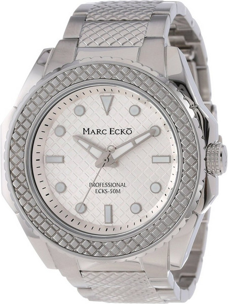 Marc Ecko Ανδρικό Ρολόι με Ασημί Μεταλλικό Μπρασελέ M15037G1
