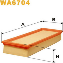 Wix Filters Φίλτρο Αέρα - WA6704