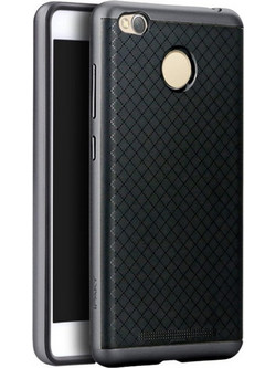 Ipaky Θήκη Hybrid Xiaomi Redmi 3S/3 Pro - Black/Grey (9320)
