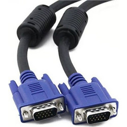 Καλώδιο εικόνας 1,5m VGA 15pin M/M με φίλτρα φερρίτη