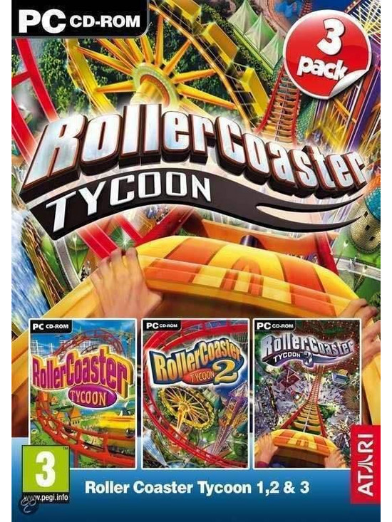 RollerCoaster Tycoon 1 & 2 & 3 PC