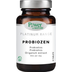 Power Health Platinum Range Probiozen Προβιοτικά & Πρεβιοτικά 15 Ταμπλέτες
