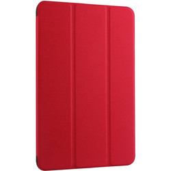 Samsung Galaxy Tab 3 10.1 P5200/5220- Slim Thin Leather Case Book Cover με πίσω κάλυμμα σιλικόνης - Κόκκινο (OEM)