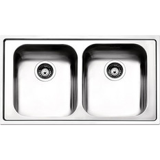 Apell Venezia 8330 Ένθετος Νεροχύτης Inox Αντιστρεφόμενος Ματ 86x50cm