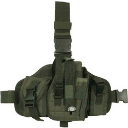 MFH Leg Platform w/ Pistol Holster / Pouches - Olive