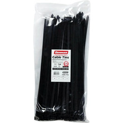Benman Δεματικά Καλωδίων Μαύρα 200x2.5mm 100τεμ