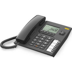 Alcatel T76 Ενσύρματο Τηλέφωνο με Ανοιχτή Ακρόαση Μαύρο