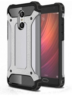 Θήκη Backcover για Xiaomi Redmi Pro OEM(Anti-Shock/Καουτσούκ/slim/Armor) Silver