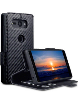 Terrapin Low Profile Wallet Black Carbon Fibre (Sony Xperia XZ2 Compact)