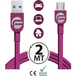 OtoTop ΚΑΛΩΔΙΟ USB 2 ΣΕ 1 FIFO MICRO USB 213 cm (ΦΟΡΤΙΣΗΣ/ΣΥΓΧΡΟΝΙΣΜΟΥ)