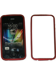 VOLTE-TEL ΘΗΚΗ IPHONE 4G/4S BUMPER TPU ΚΟΚΚΙΝΗ VOLTE-TEL