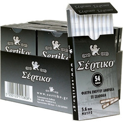 Σέρτικο Φιλτράκια - Pocket Άνθρακας - Ultra Slim - 20τεμ