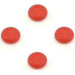 Analog Controller Thumb Stick Silicone Grip Caps Cover 4X Red - PS4 / PS3 / PS2 / XBOX 360 / XBOX One
