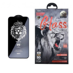 REMAX EMPEROR TEMPERED GLASS 9D FULL GLUE FULL FACE FOR IPHONE X/XS BLACK GL378