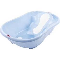 Ok Baby Onda Evolution Αντιολισθητικό Μπανάκι Μωρού Pastel Blue