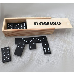 Μπομπονιέρα Βάπτισης Ξύλινο Domino Β19