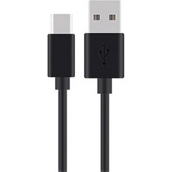 PESTON Καλώδιο Φόρτισης Συγχρονισμού Type-C to Type-C 1.0M - ΜΑΥΡΟ