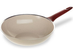 Nava Terrestrial Wok Αλουμινίου Αντικολλητικό Κεραμική Επίστρωση 28cm
