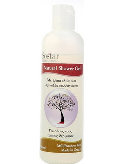 Sostar Ελιά & Αμινοξέα Κολλαγόνου Αφρόλουτρο σε Gel 250ml