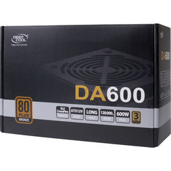 Deepcool DA600 600W Τροφοδοτικό Υπολογιστή ATX 80 PLUS Bronze