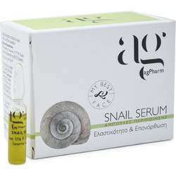 AG Pharm Snail Αντιγηραντικό Serum Προσώπου με Εκχύλισμα Σαλιγκαριού 2ml