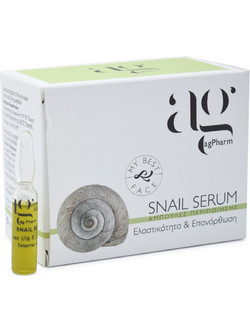 AG Pharm Snail Αντιγηραντικό Serum Προσώπου με Εκχύλισμα Σαλιγκαριού 2ml
