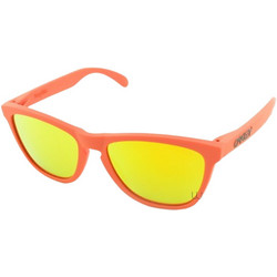 Oakley OO9013 24 Ανδρικά Γυαλιά Ηλίου Τετράγωνα Κοκάλινα Πορτοκαλί με Κίτρινο Καθρέπτη Φακό