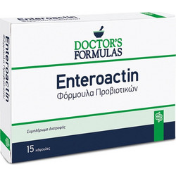 Doctor's Formulas Enteroactin Προβιοτικά 15 Κάψουλες
