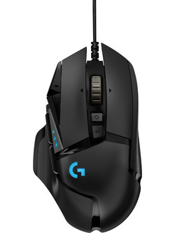 Logitech G502 Hero Ενσύρματο Gaming Ποντίκι RGB 16000 DPI Black
