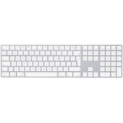Apple Magic Keyboard with Numeric Keypad Silver Ασύρματο Πληκτρολόγιο